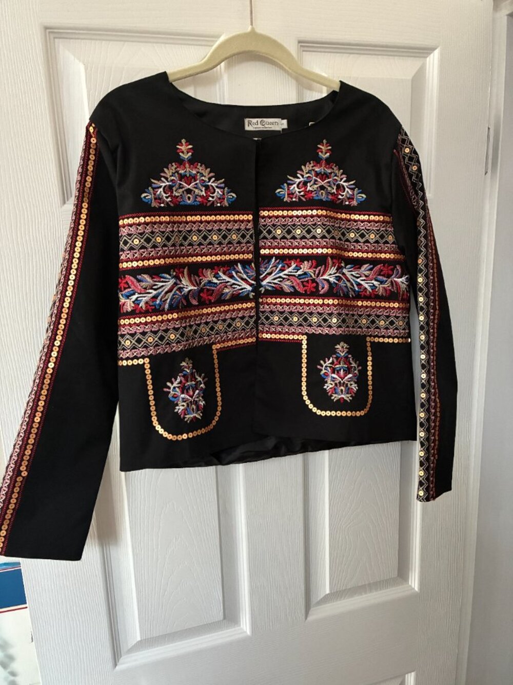 Red Queen Fashion Collection - Heavily Embellished lined jacket